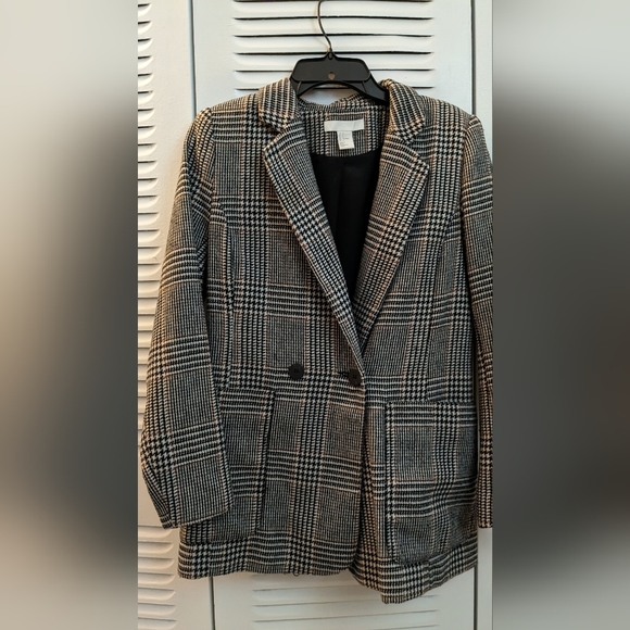 H&M Houndstooth Blazer - Picture 1 of 3